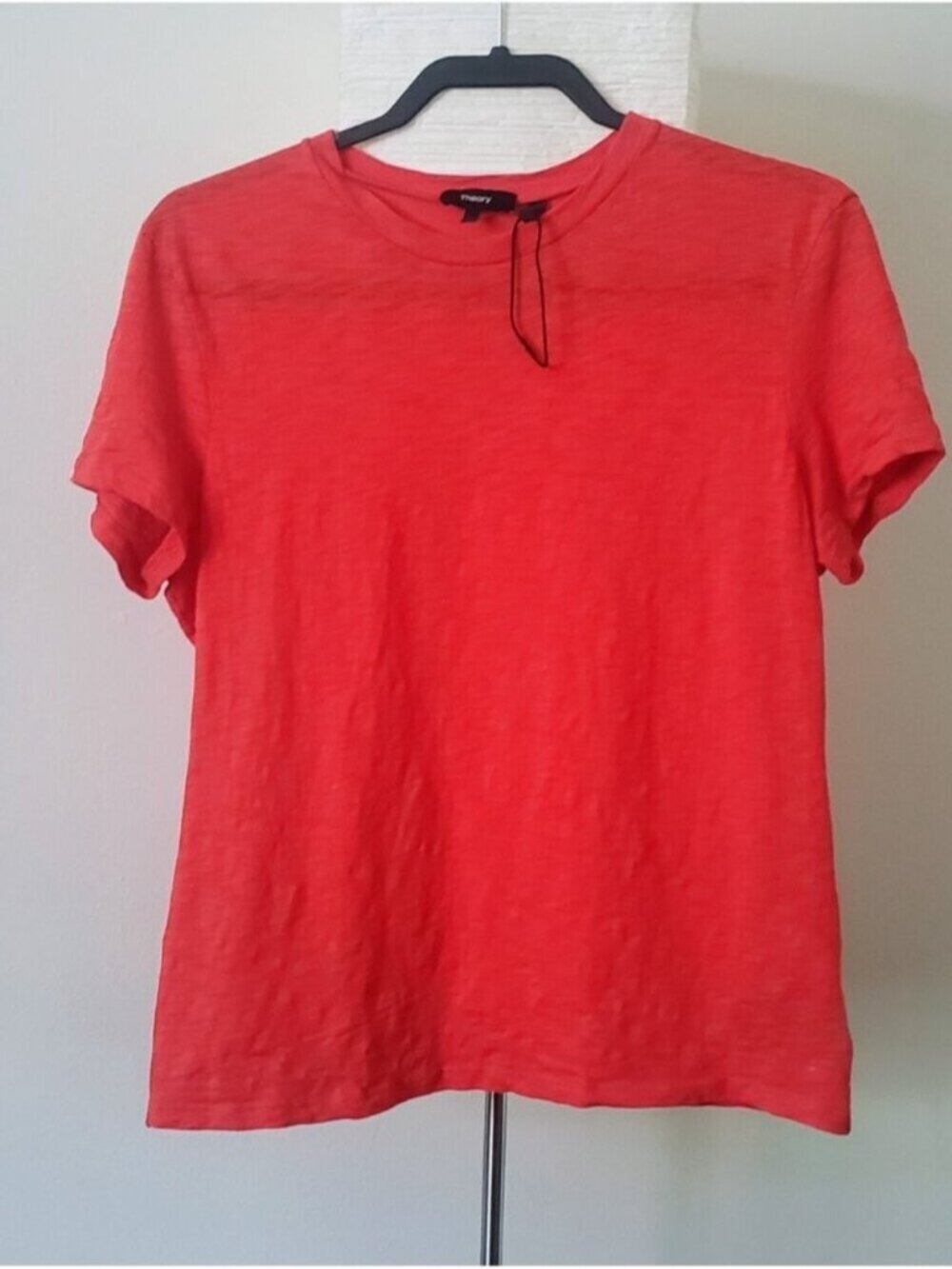 Theory 100% Cotton Coral Slim Fit Slub Tee XL (Fits M/L)